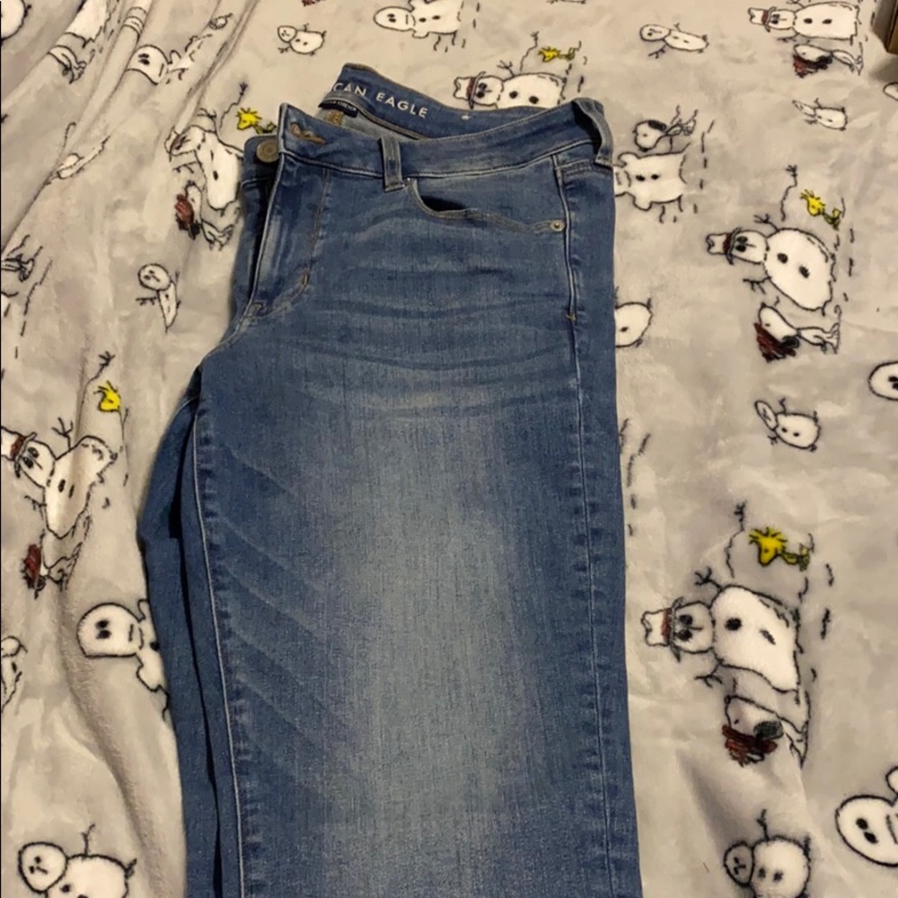 AE American eagle skinny jeans 14 NWOT